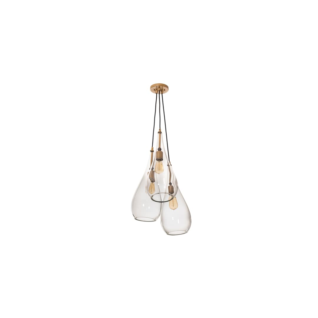 3 Light 18" Wide Multi Light Pendant