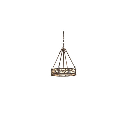 3 Light 24" Wide Pendant