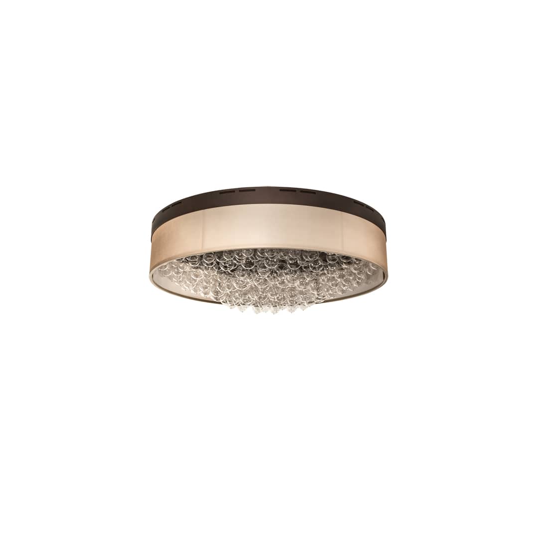 Cilindro Bulle 70" Wide LED Flush Mount Waterfall Ceiling Fixture