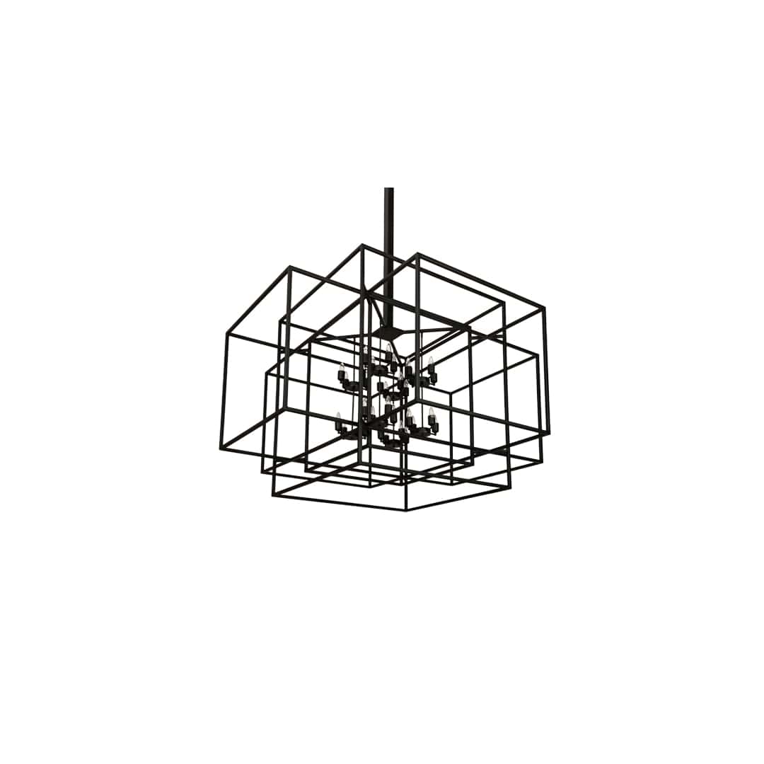 32 Light 102" Wide Taper Candle Pendant