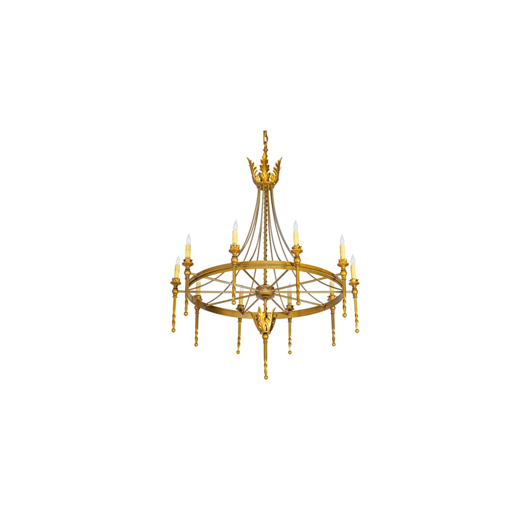Amaury 10 Light 36" Wide Taper Candle Style Chandelier