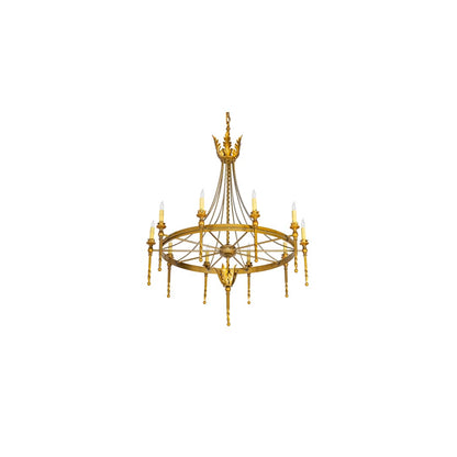 Amaury 10 Light 36" Wide Taper Candle Style Chandelier
