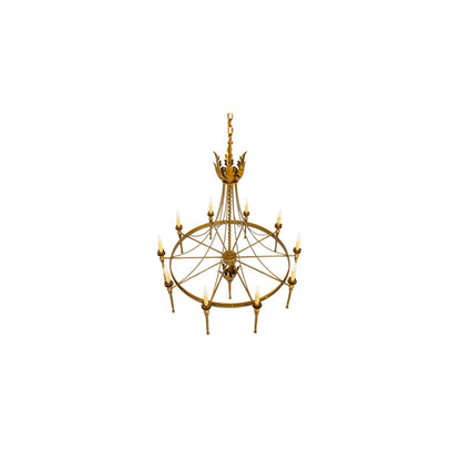 Amaury 10 Light 36" Wide Taper Candle Style Chandelier