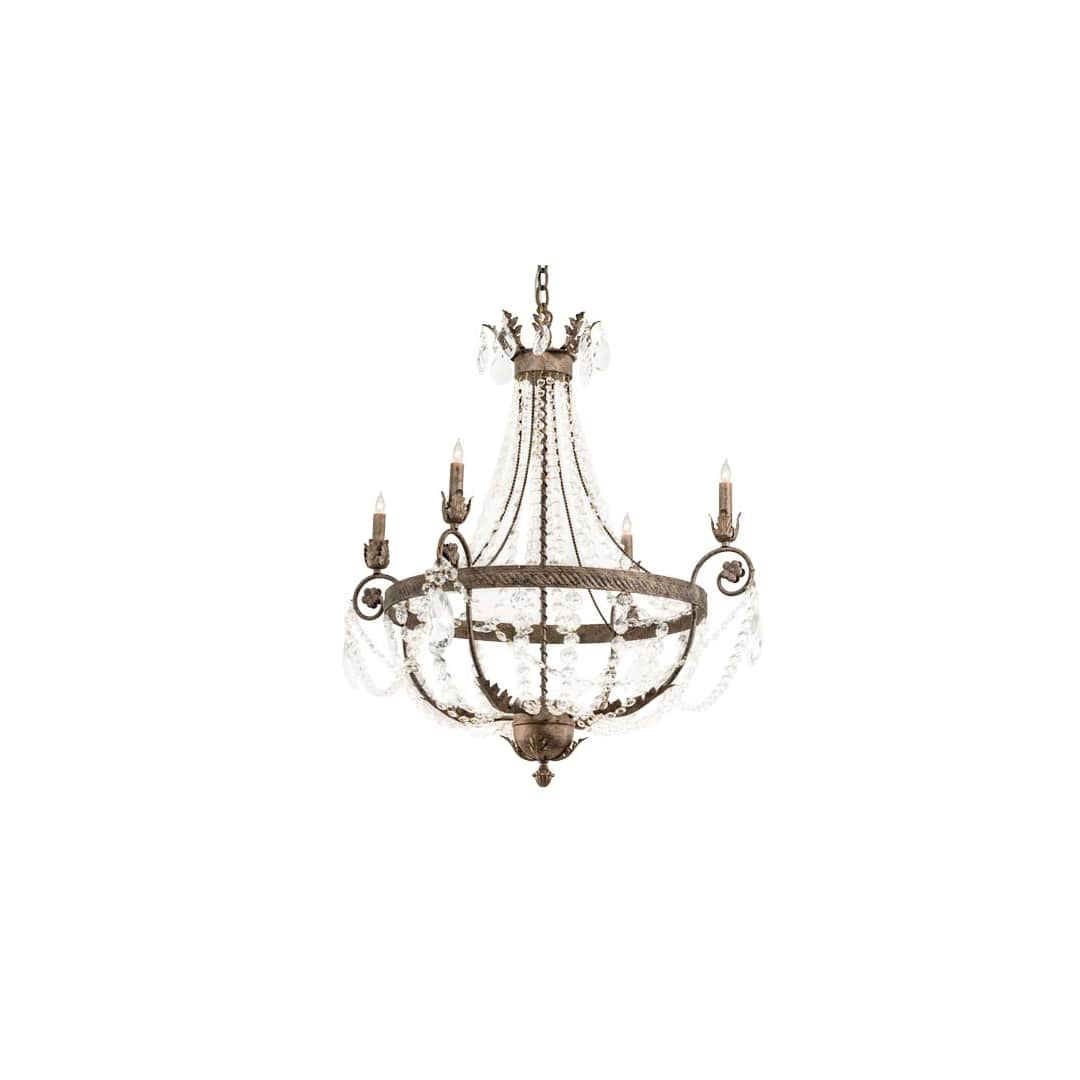 Antonia 4 Light 34" Wide Crystal Candle Style Chandelier