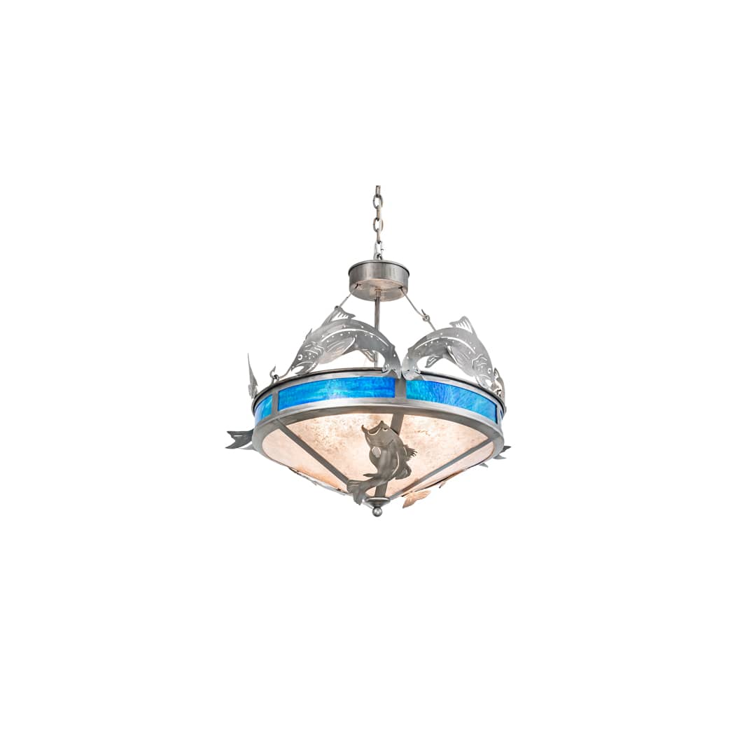 4 Light 27" Wide Abstract Pendant
