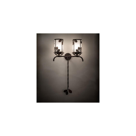 Blue Oak 2 Light 40" Tall Wall Sconce