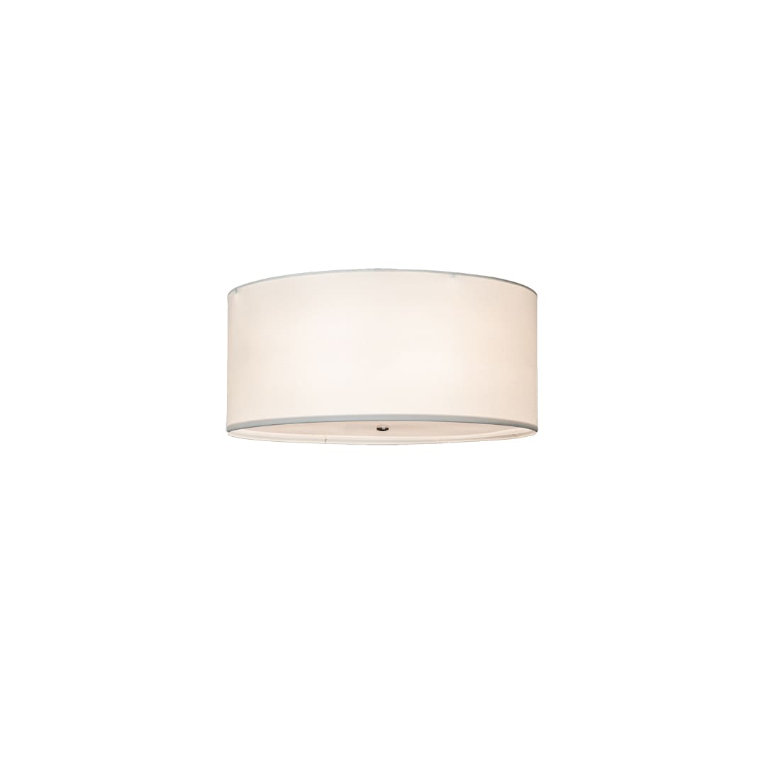 Cilindro 6 Light 36" Wide Semi-Flush Drum Ceiling Fixture - Nickel Finish