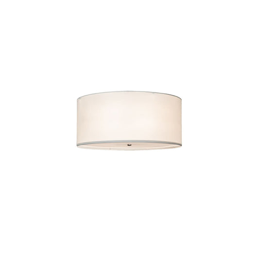 Cilindro 6 Light 36" Wide Semi-Flush Drum Ceiling Fixture - Nickel Finish