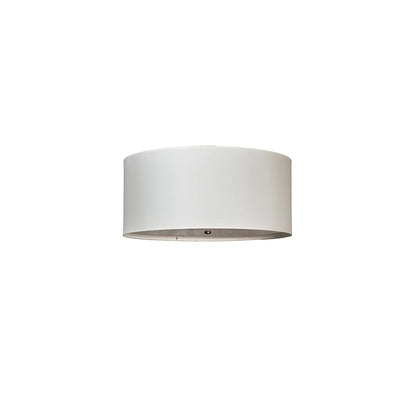 Cilindro 6 Light 36" Wide Semi-Flush Drum Ceiling Fixture - Nickel Finish
