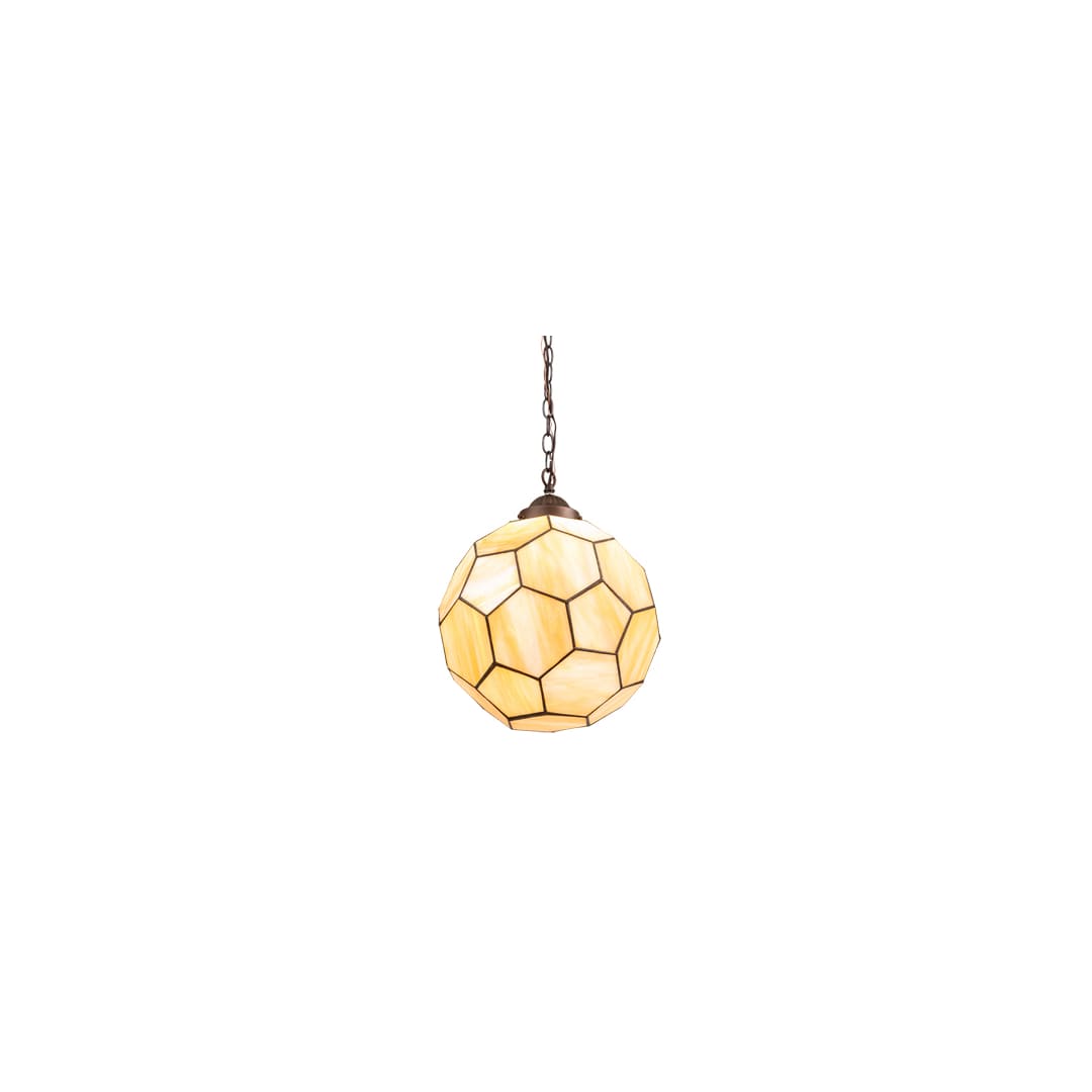 14" Wide Abstract Pendant