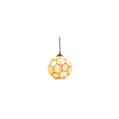 14" Wide Abstract Pendant