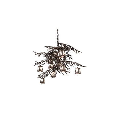 Pine Branch 12 Light 40" Wide Chandelier