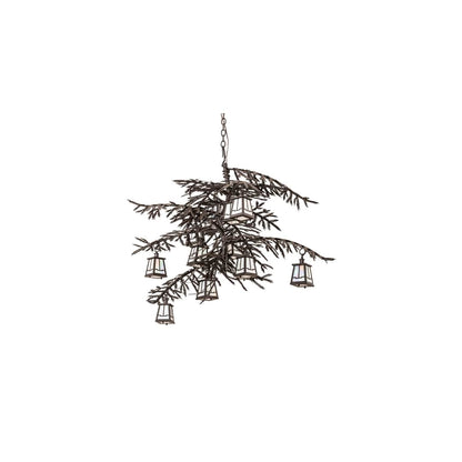 Pine Branch 12 Light 40" Wide Chandelier