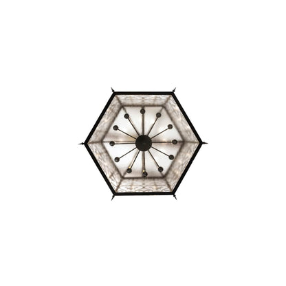 12 Light 48" Wide Taper Candle Pendant
