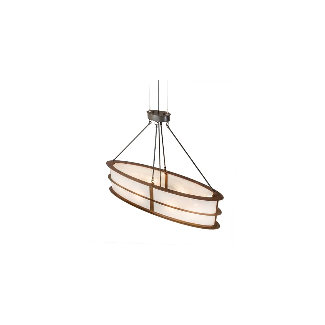 6 Light 48" Wide Linear Pendant