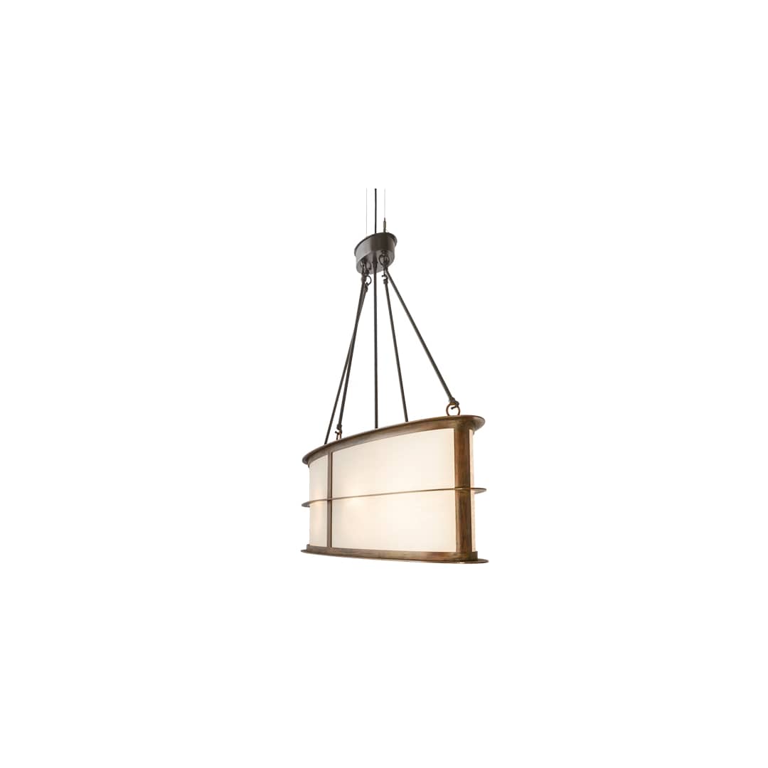 6 Light 48" Wide Linear Pendant