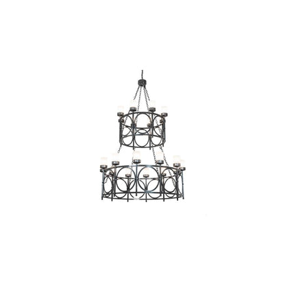 Porta 20 Light 54" Wide Ring Chandelier