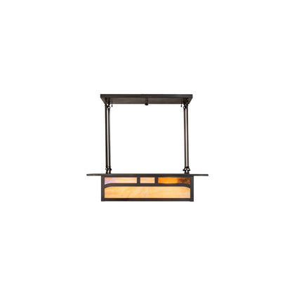 4 Light 34" Wide Linear Pendant