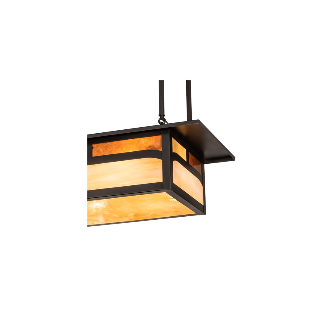 4 Light 34" Wide Linear Pendant