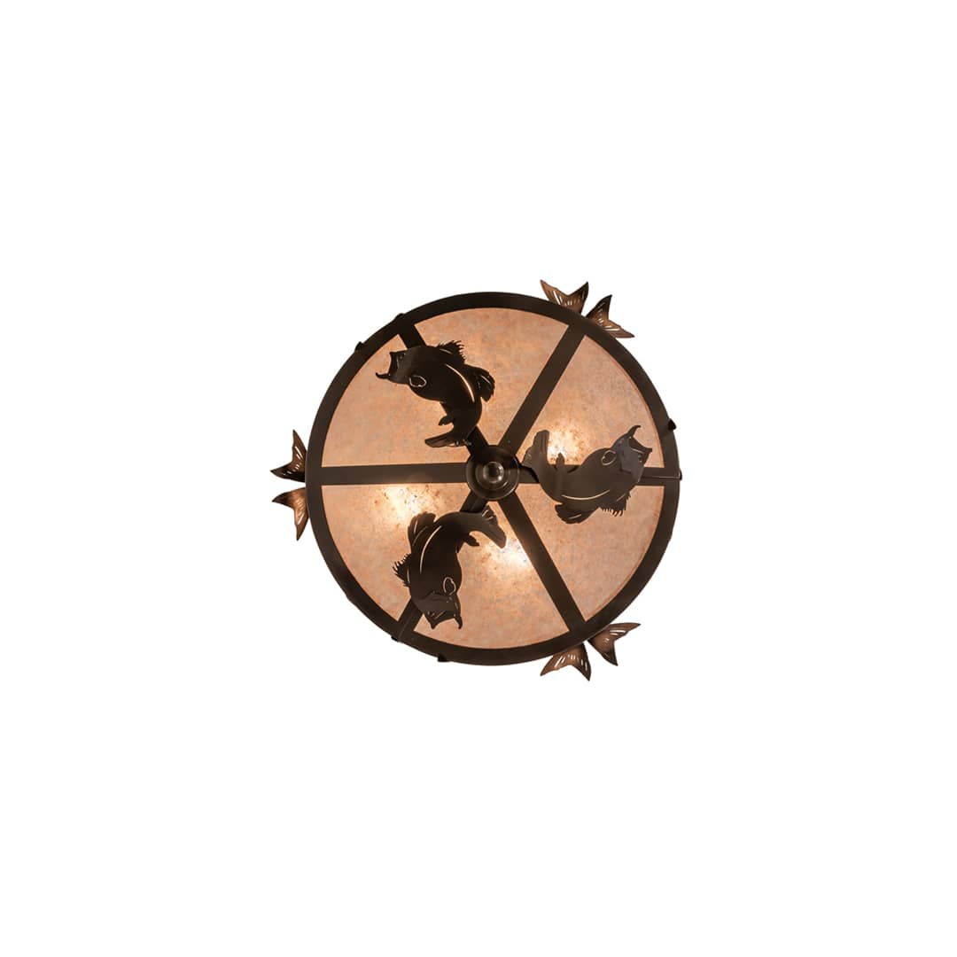 4 Light 24" Wide Abstract Pendant