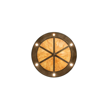 6 Light 41" Wide Abstract Pendant