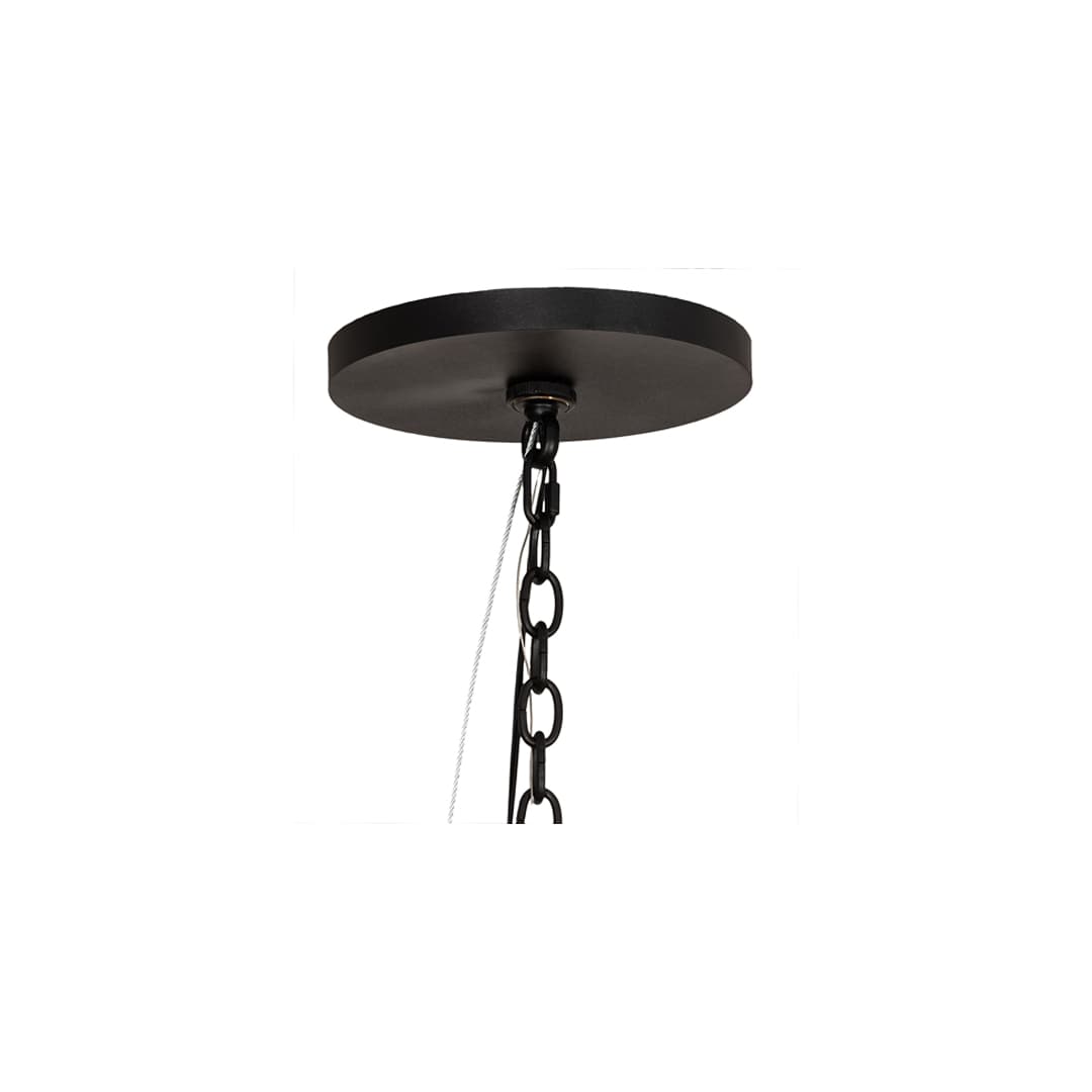 8 Light 51" Wide Taper Candle Pendant