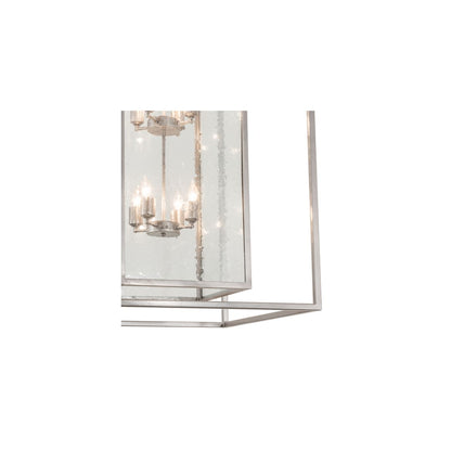 8 Light 40" Wide Taper Candle Pendant
