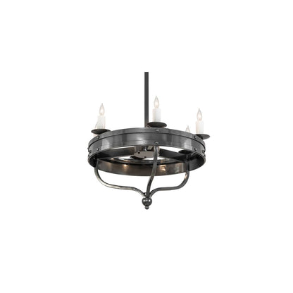 Parnella 6 Light 30" Wide Taper Candle Style Chandelier