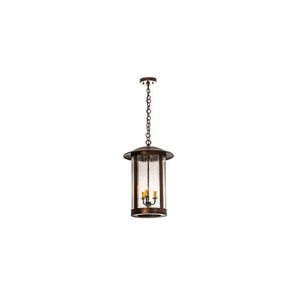 3 Light 14" Wide Taper Candle Pendant