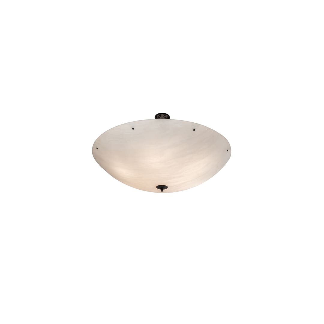 Madison 12 Light 60" Wide Semi-Flush Bowl Ceiling Fixture - Gilded Tobacco Finish