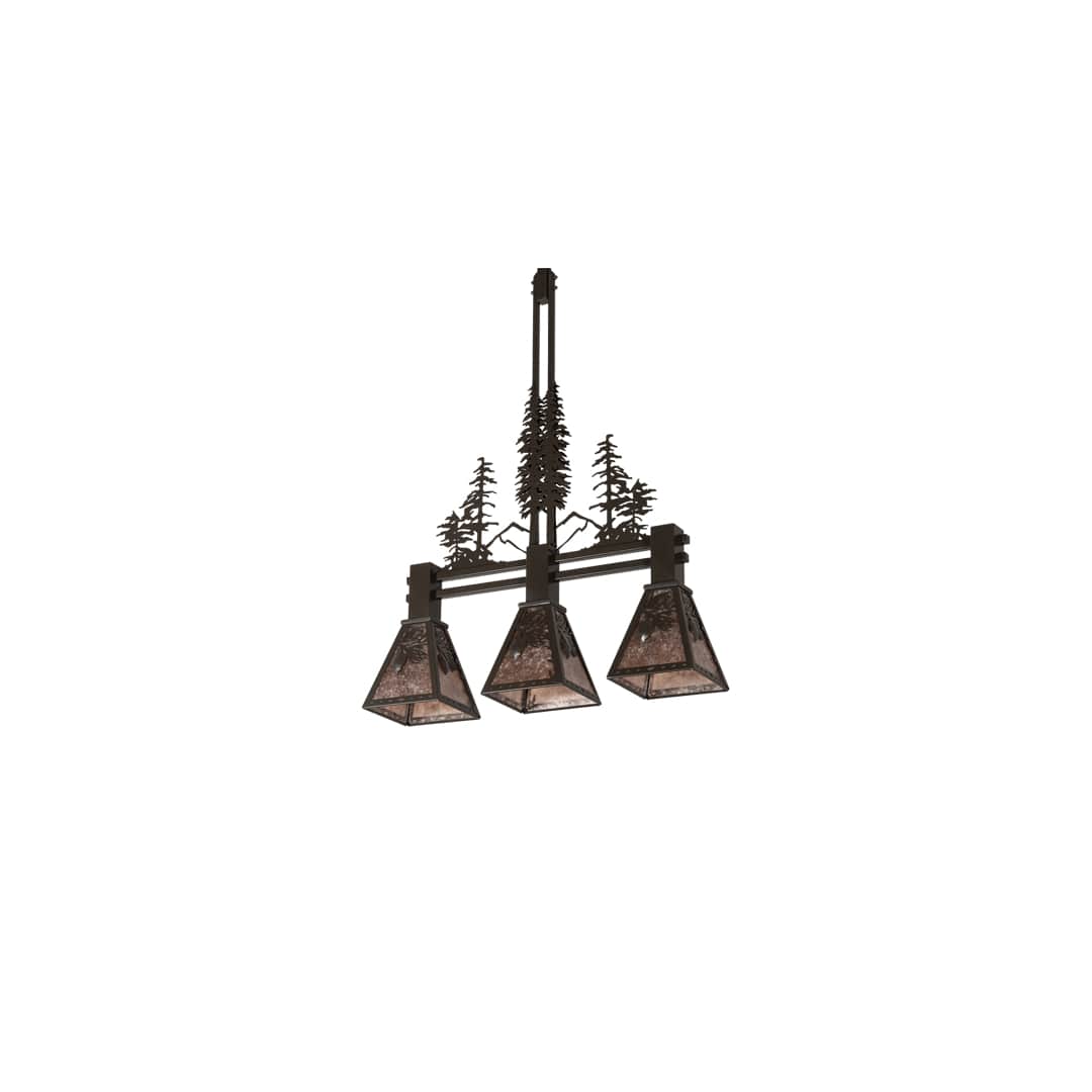 3 Light 30" Wide Linear Pendant