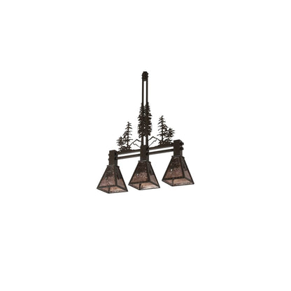 3 Light 30" Wide Linear Pendant