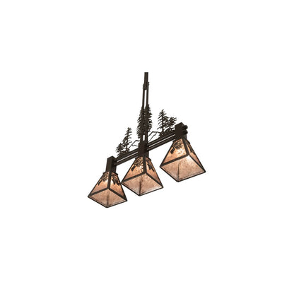 3 Light 30" Wide Linear Pendant