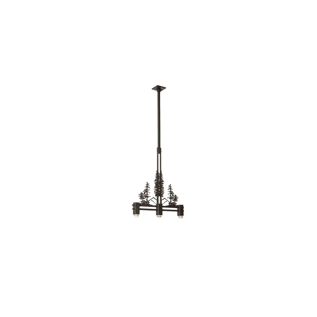 3 Light 30" Wide Linear Pendant