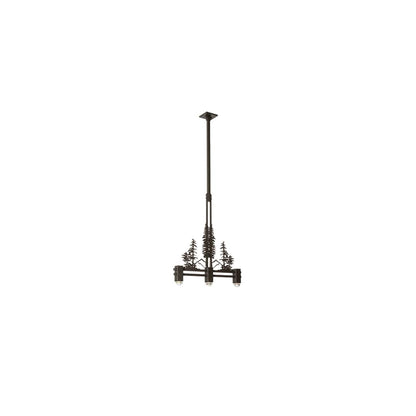3 Light 30" Wide Linear Pendant