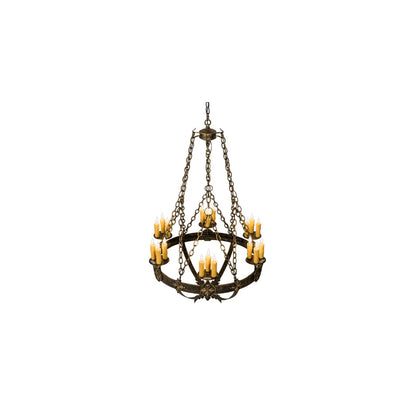 Neapolis 18 Light 32" Wide Taper Candle Style Chandelier