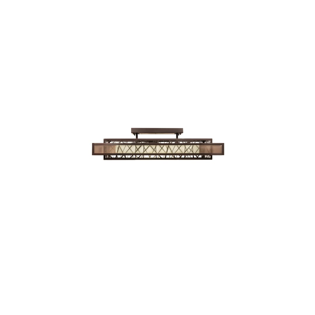 Quadrato Rich Umador 48" Wide LED Semi-Flush Ceiling Fixture