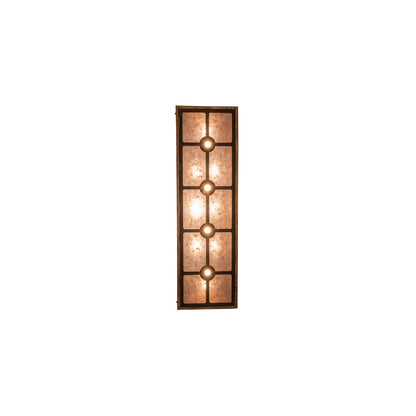 8 Light 18" Wide Wood Pendant