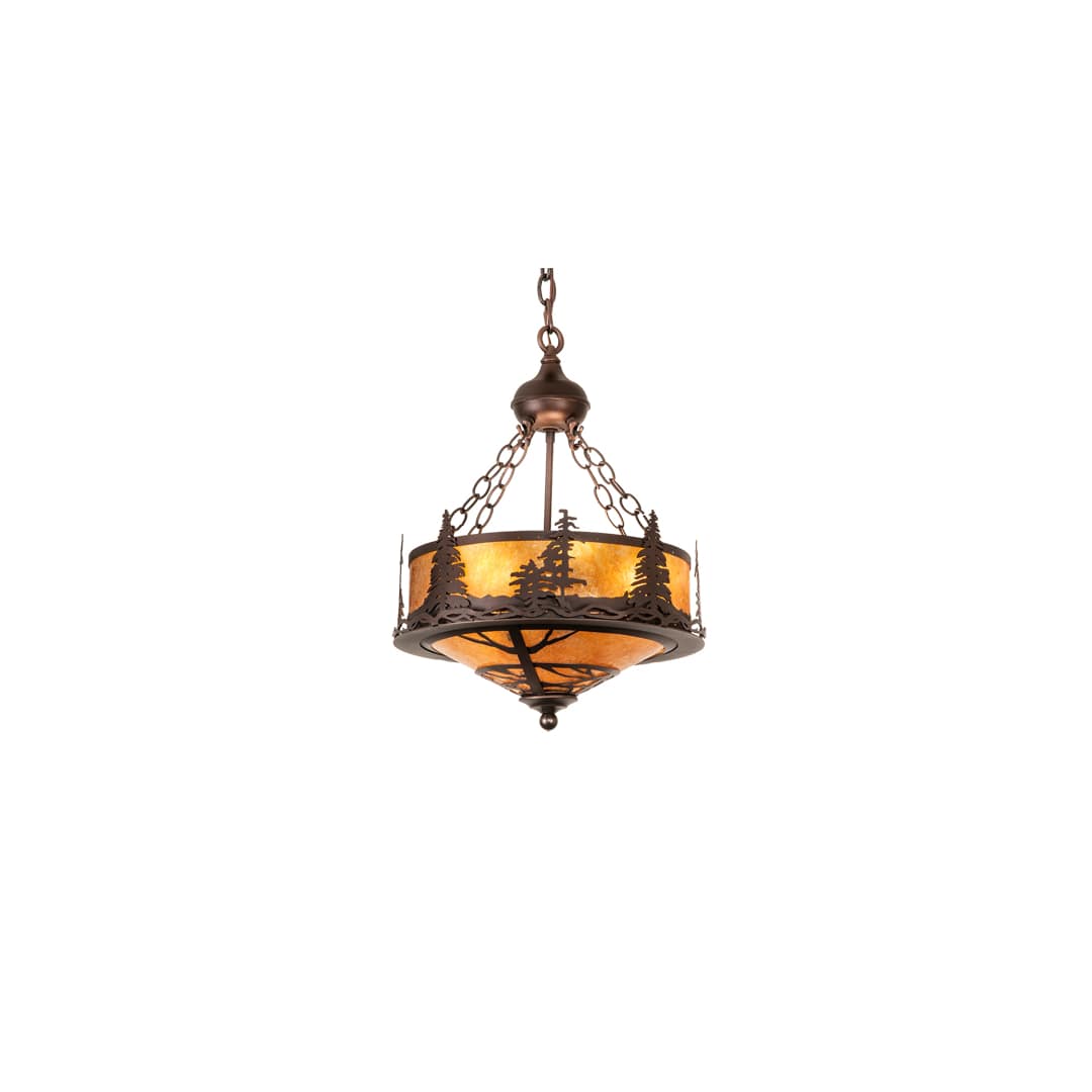 3 Light 16" Wide Abstract Pendant