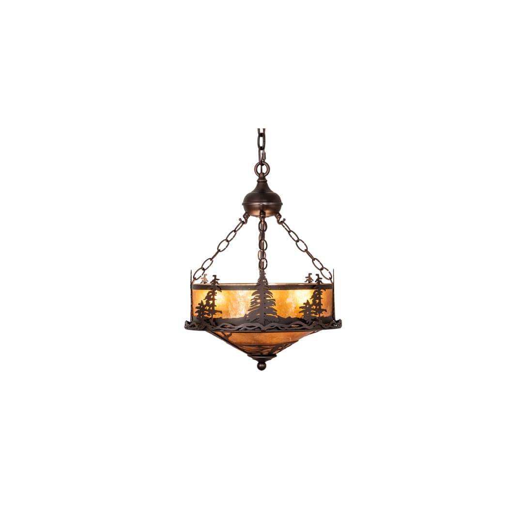 3 Light 16" Wide Abstract Pendant