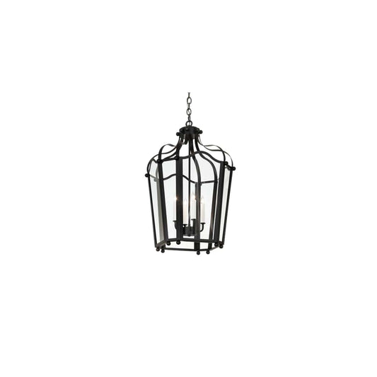 4 Light 20" Wide Taper Candle Pendant