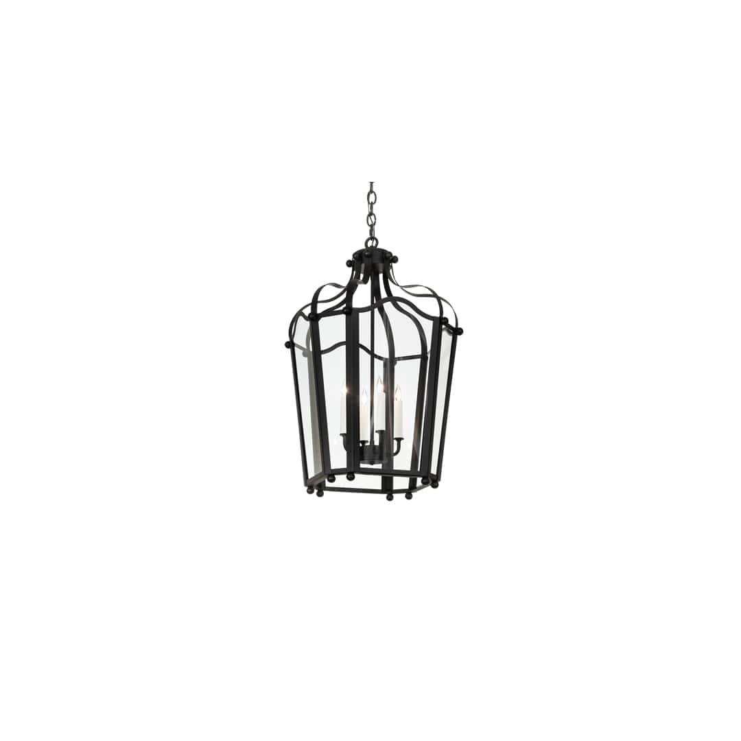 4 Light 20" Wide Taper Candle Pendant