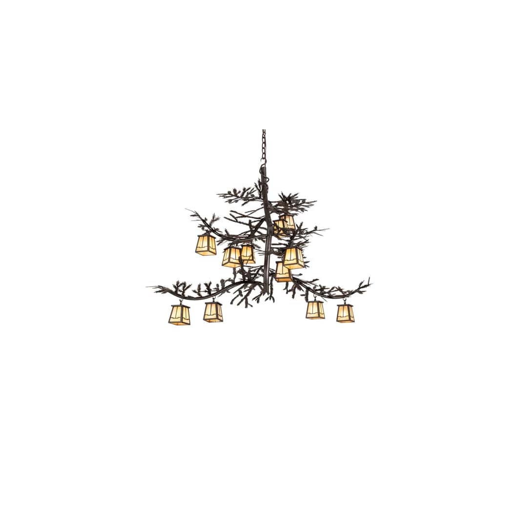 Long Pine Branch 12 Light 37" Wide Chandelier