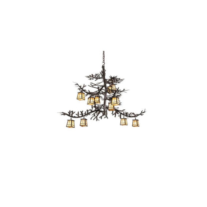Long Pine Branch 12 Light 37" Wide Chandelier