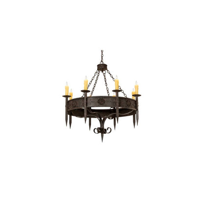 Calandra 8 Light 42" Wide Taper Candle Style Chandelier
