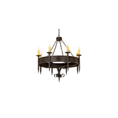 Calandra 8 Light 42" Wide Taper Candle Style Chandelier