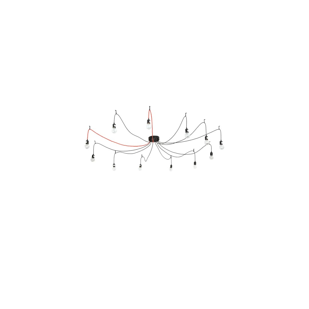 12 Light 120" Wide Suspension Multi Light Pendant
