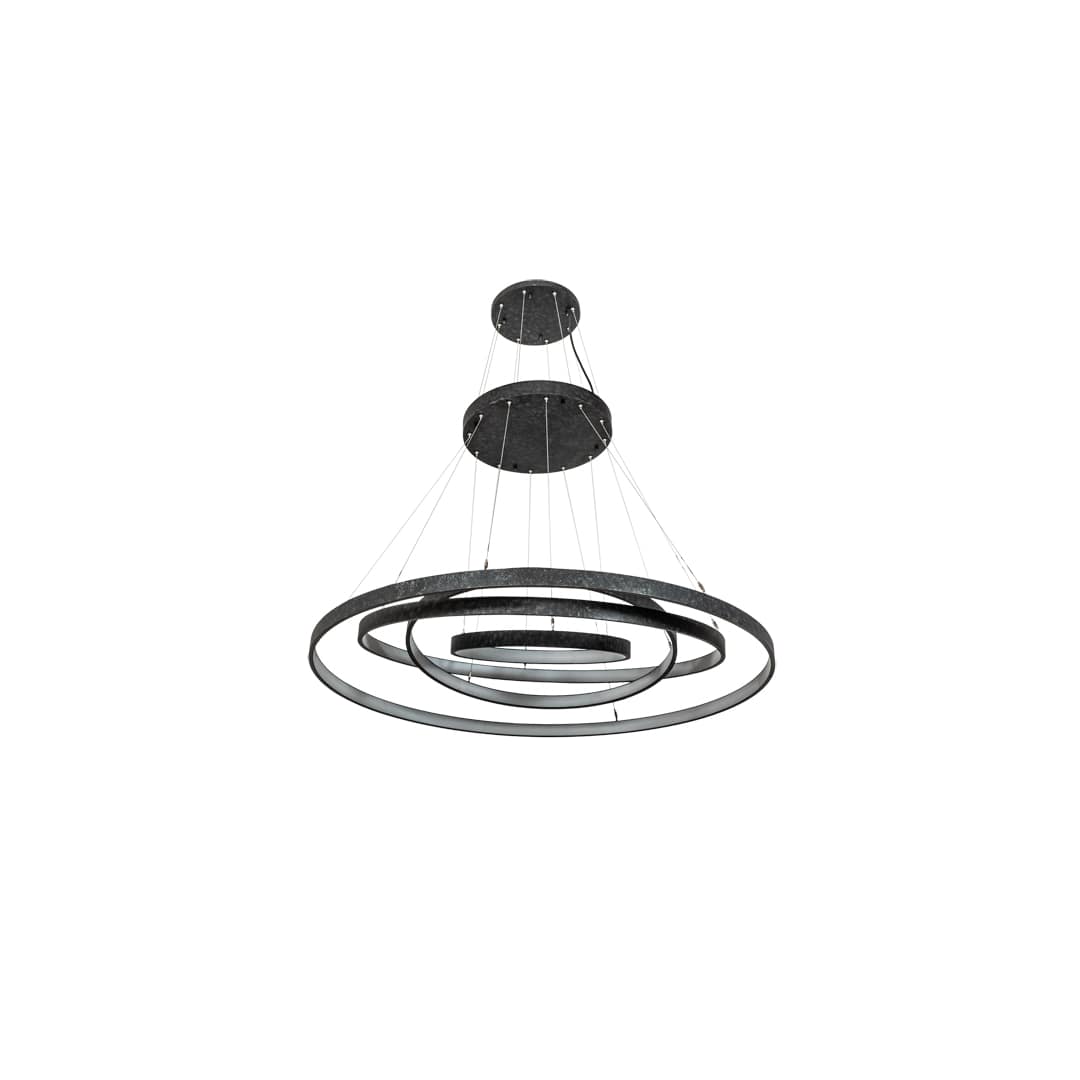 4 Light 60" Wide Suspension Multi Light Pendant