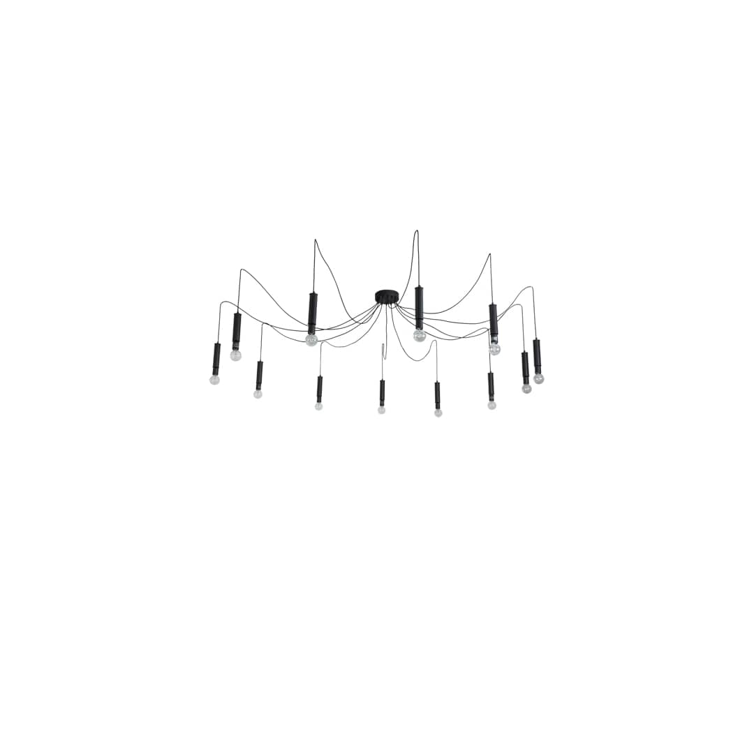 12 Light 355" Wide Suspension Multi Light Pendant