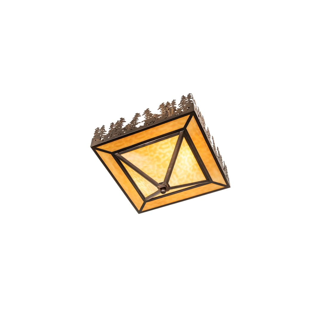 Pine Lake 2 Light 27" Wide Semi-Flush Ceiling Fixture